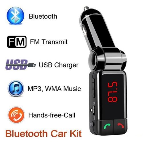 bluetooth car charger - radio, telpon, LCD, USB, MP3
