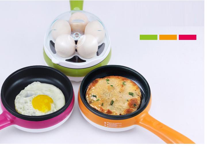 2 in 1 electric pan, egg boiler and frying