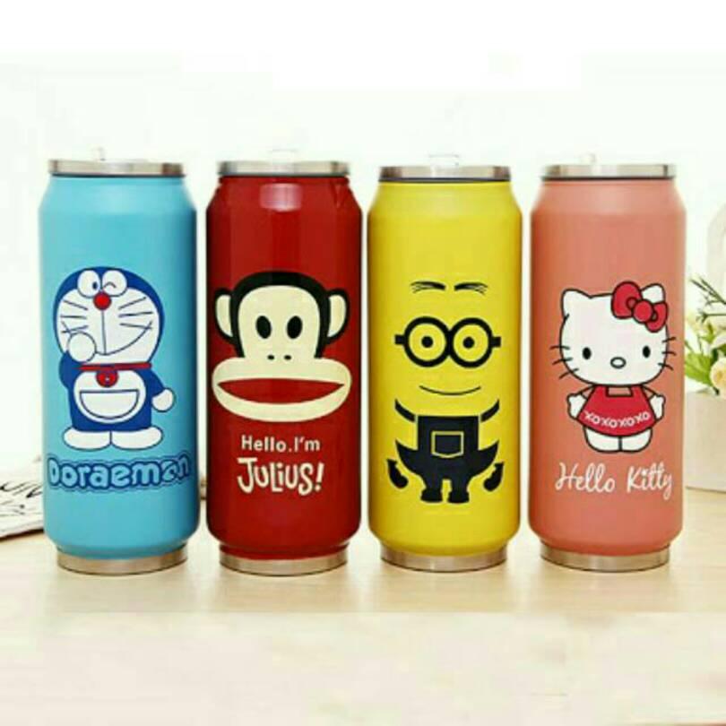 Botol Minum Termos kaleng Mug 500ml - panas dingin