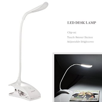 Clip table lamp - sensor sentuh dan fleksible
