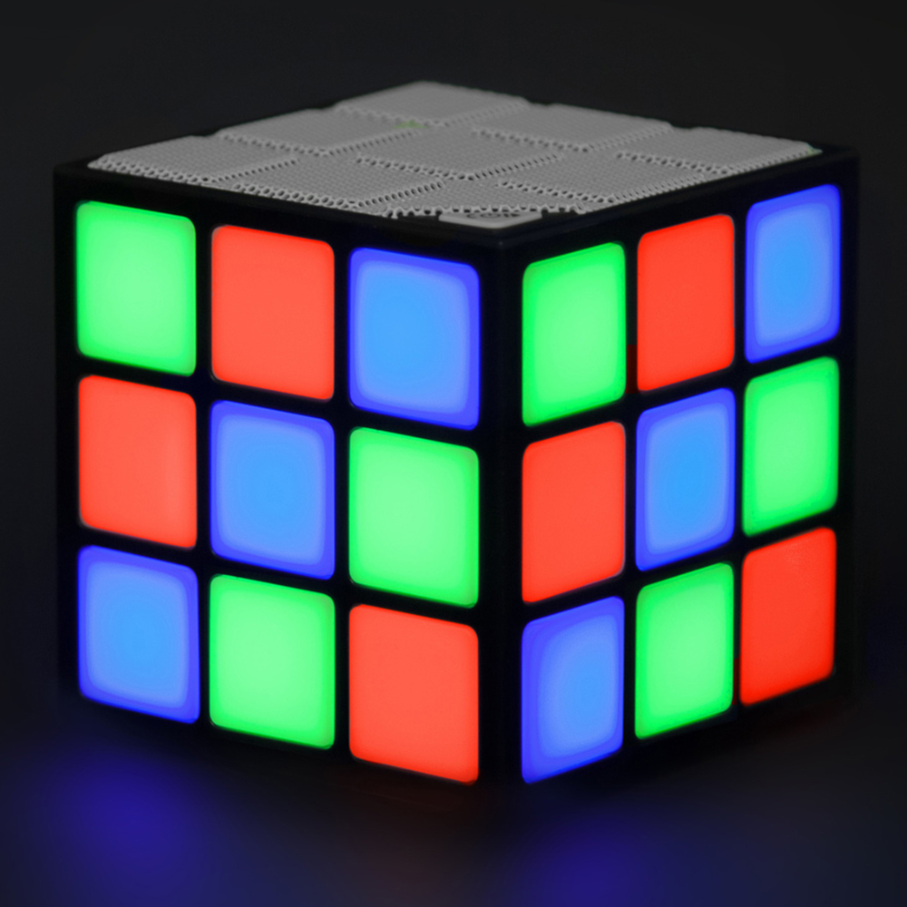 Cube Bluetooth Speaker LED - speaker dan lampu disco