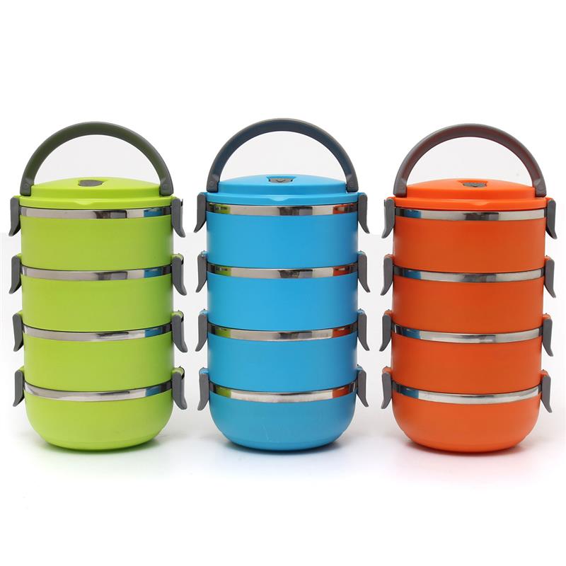 Eco Lunch Box Stainless Steel Rantang 4 Susun