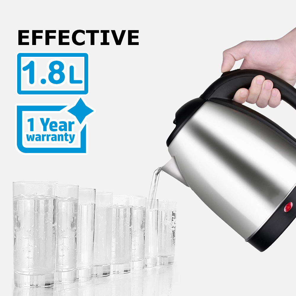 Electric Kettle 1.8 Liter Cappucino S1802 - Pemanas Air Listrik