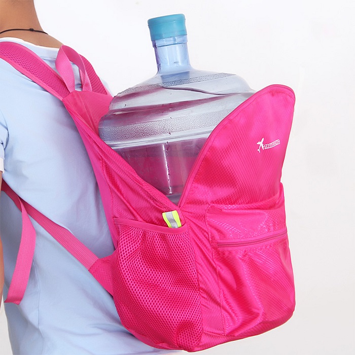 Folding Travel Nylon Splash proof Backpack Bag