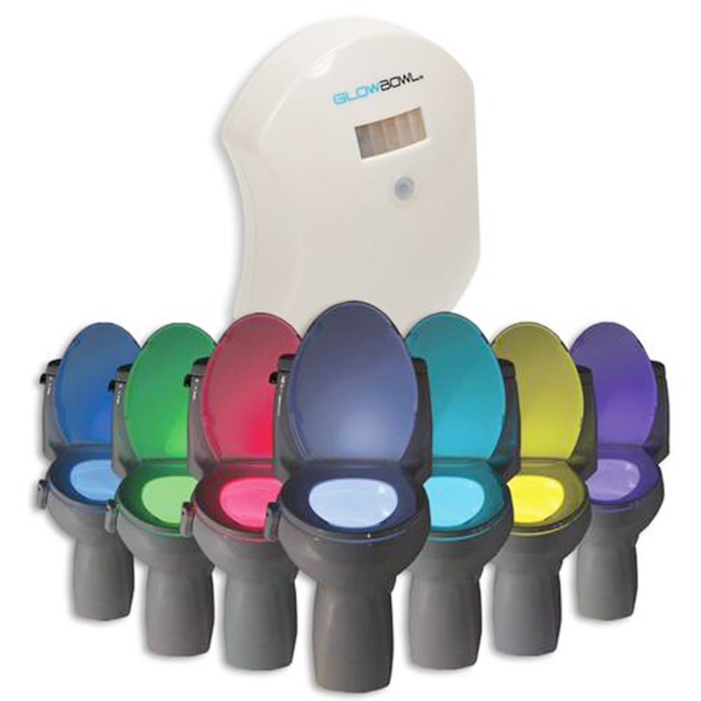 GLOW BOWL TOILET NIGHTLIGHT - lampu toilet 7 warna