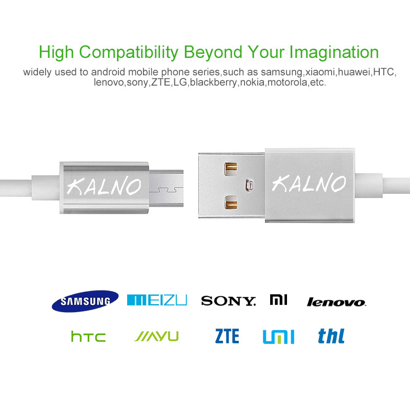 KALNO fast charging cable - micro usb data & charging