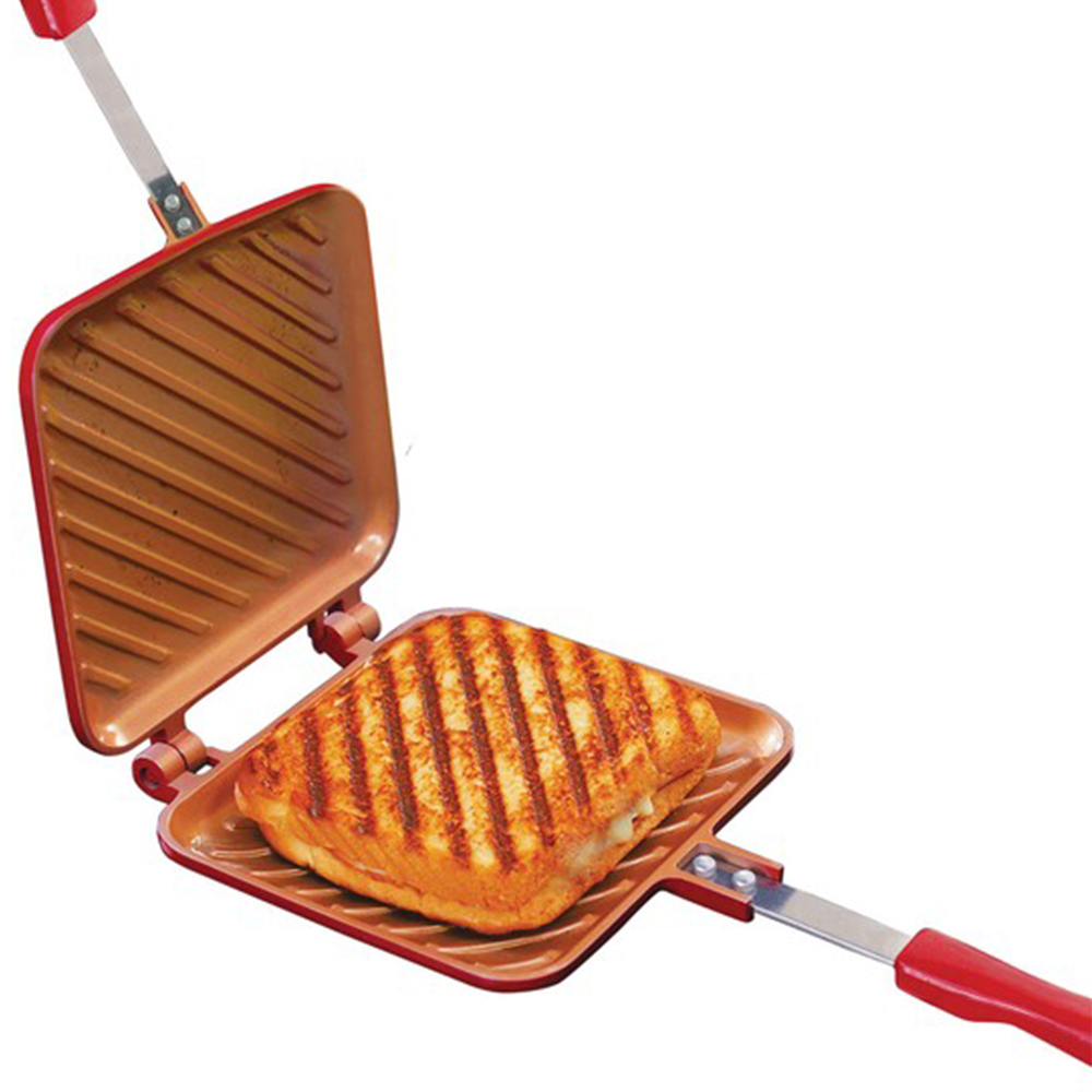 Red Copper Flipwich Duo - double pan anti lengket