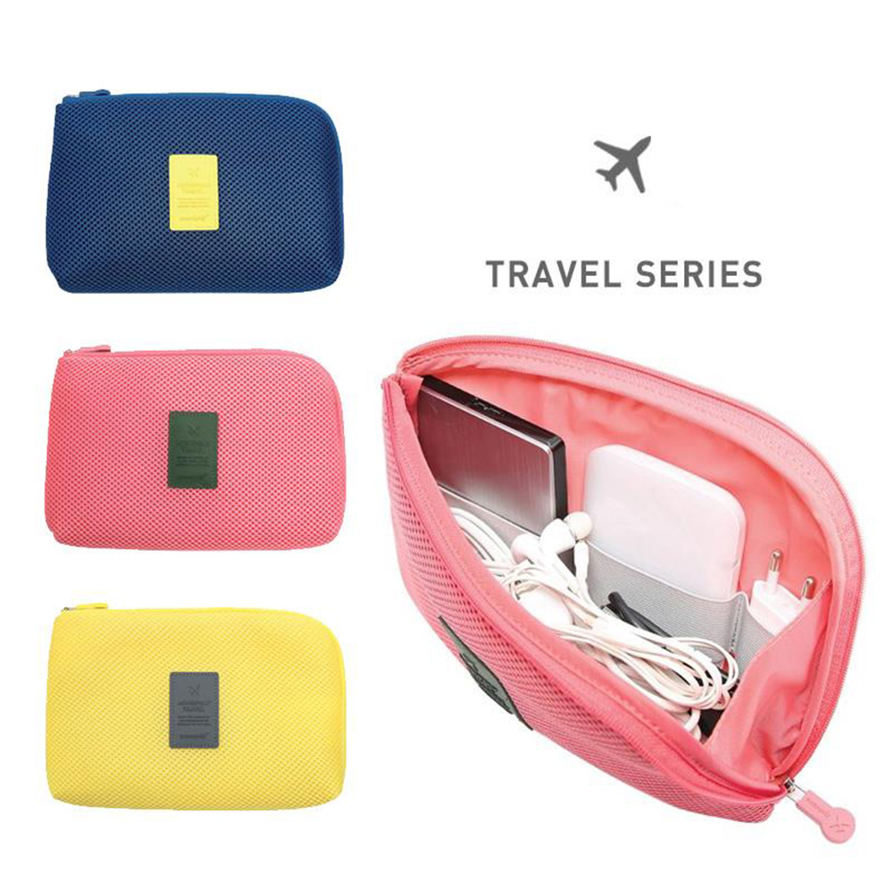 Tas Travel Organizer Korean Kabel Bag Cable Pouch - besar