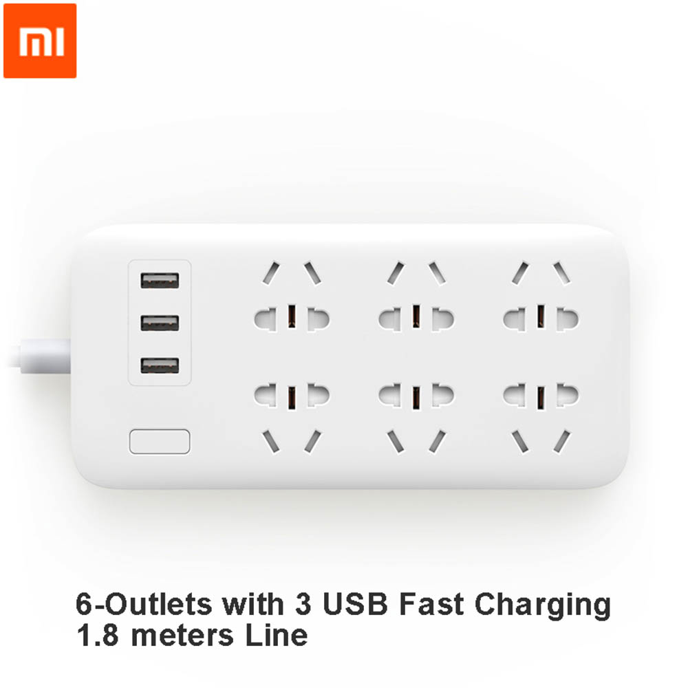 Xiaomi Mi Smart Power Strip 6 Socket 3 USB Port