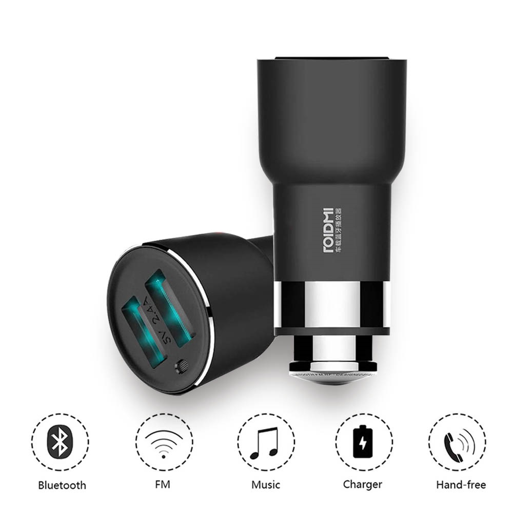 Xiaomi RoidMi 2 in 1 Dual USB port Mobil Charger and Bluetooth P
