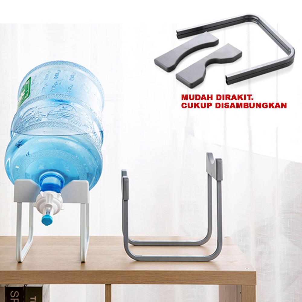 rak kaki galon air / dudukan dispenser galon aqua free kran galon air