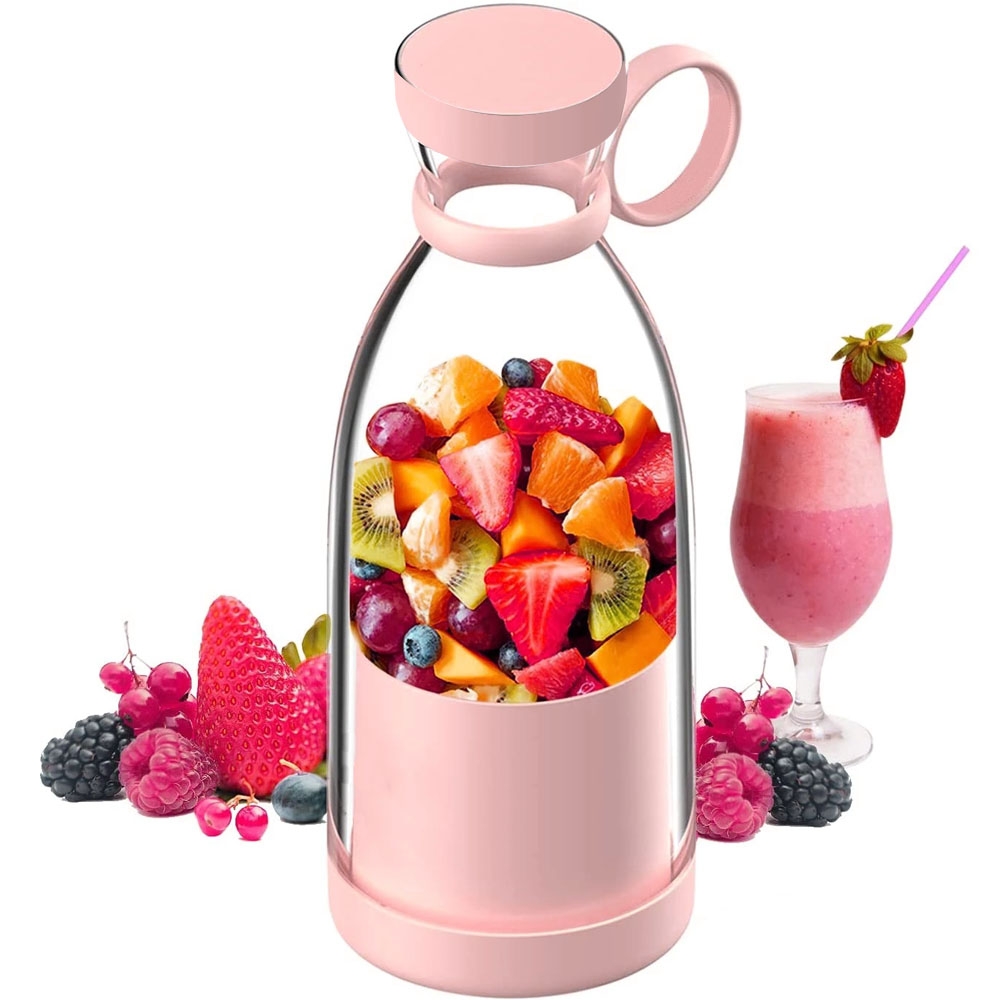 blender botol shake n go - blender juicer botol portable USB Rechargeable / mini juice / mini blender buah dan sayur BP578