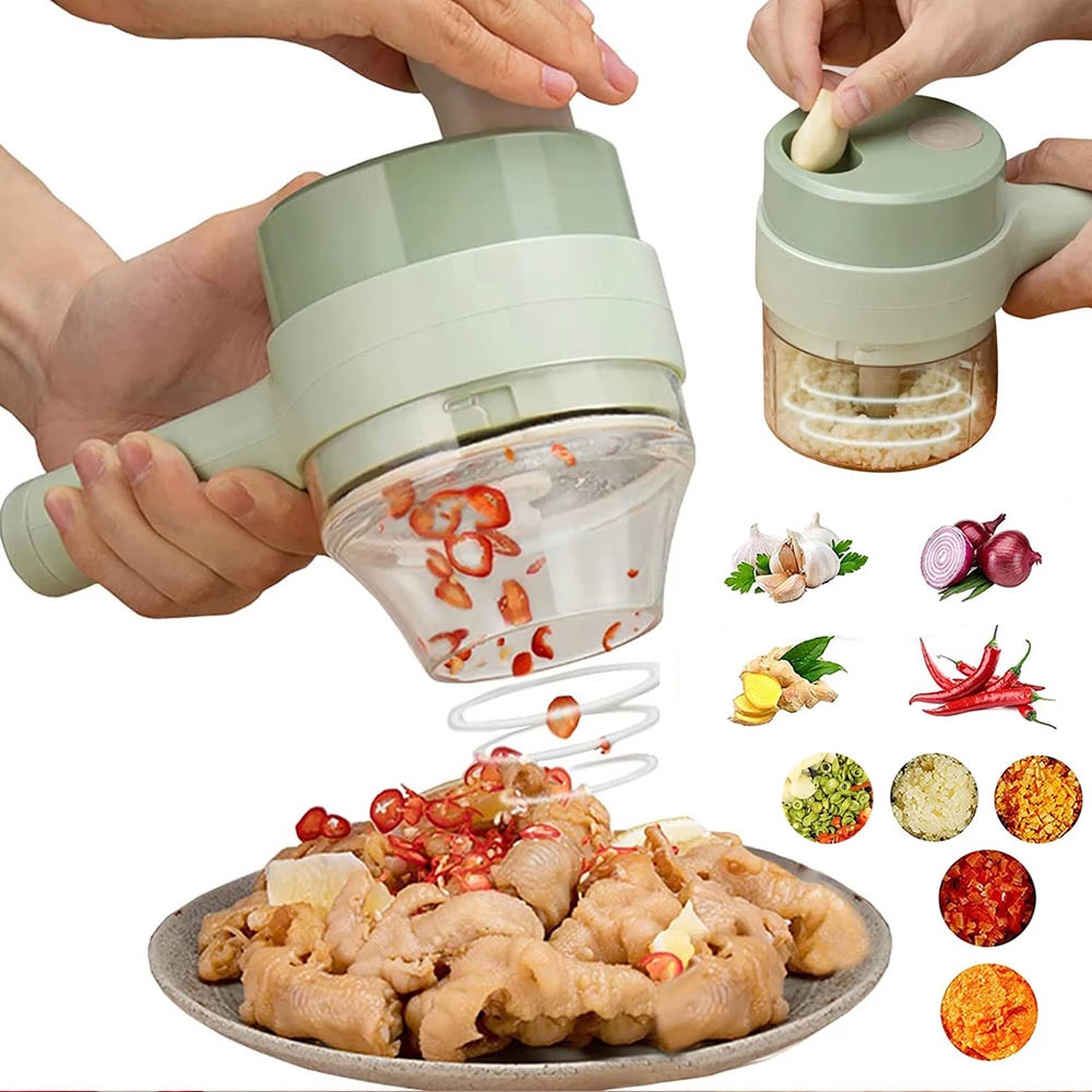 Electric hand held 2 in 1 GB48 - palu masakan FOOD CHOPPER PENGHALUS DAN PEMOTONG SAYURAN COOKING HAMMER  / PARUTAN MINI automatis USB PORTABEL