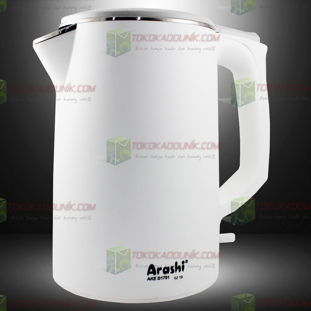 Kettle Pemanas Air Kopi Susu Teh Minimalis Modern 1.7L - Putih