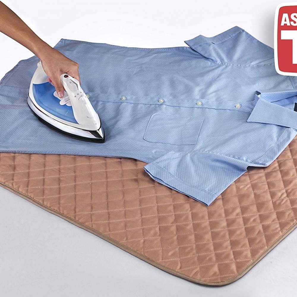 Iron alas seterika - portable iron pad, alat setrika portable terbaru