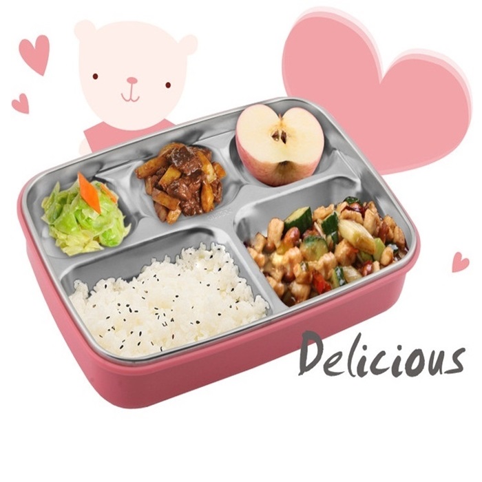 kotak makan Stainless Steel Bento Lunch Box