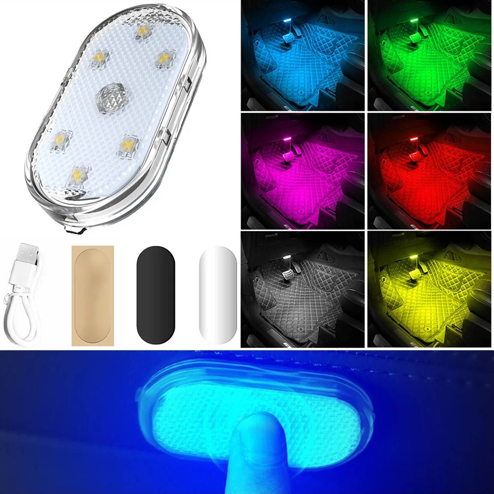 LED Lampu Interior LL311 mobil Touch light - Lampu RGB baca Kabin Plafond bagasi Mobil, lemari laci, ruangan, TV lampu hias Warna Warni universal 