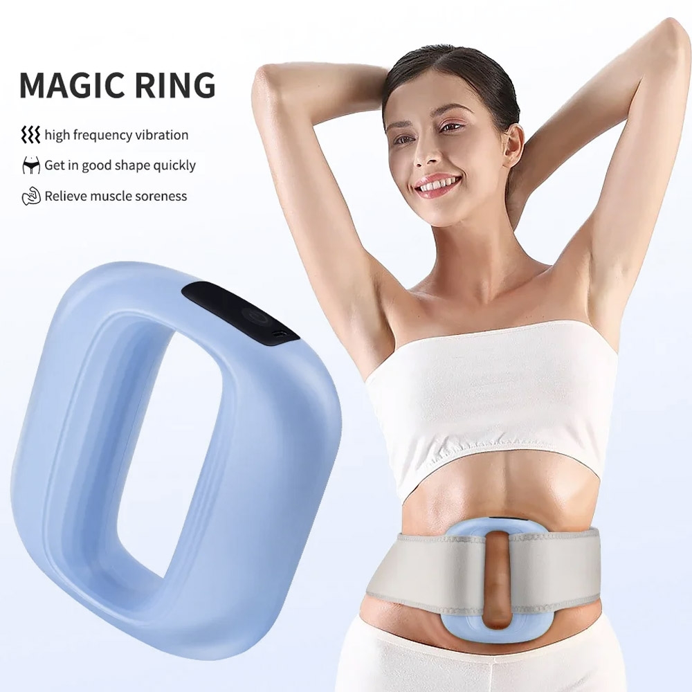 MASSAGE RING BELT J15A Alat pijat penghancur lemak 2 Mode Pemakaian dengan Belt sabuk dan Pegang