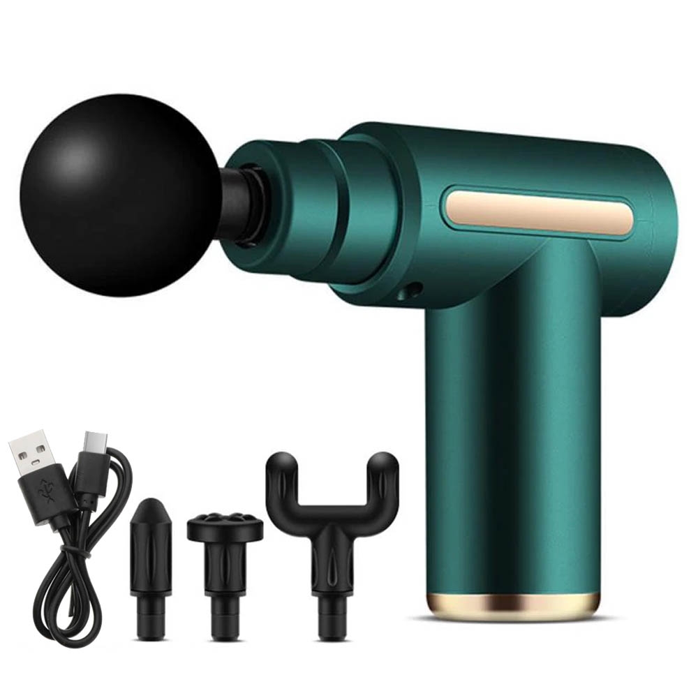 Mini Portable Massager Fascia Gun - Alat Pijat Terapi Getar Otot Rechargeable VERSI kecil mewah