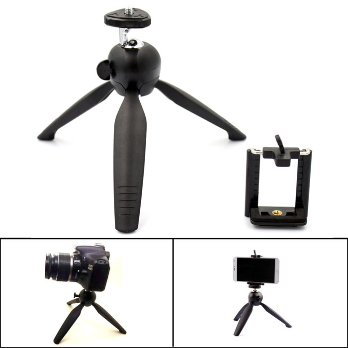 mini tripod untuk kamera, go pro dan Hp - free U holders