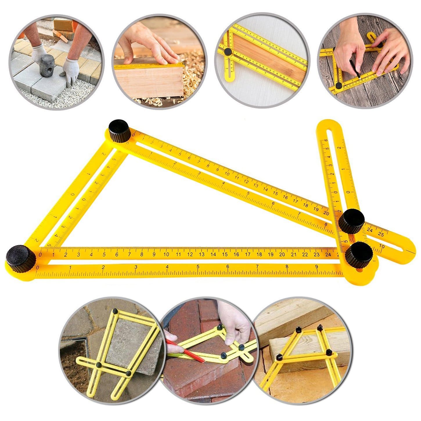 multifunctional folding ruler - pengaris serbaguna