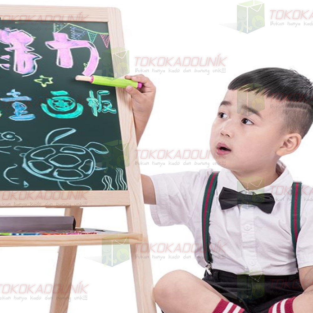 papan tulis multifungsi sketchpad 36M+ depan spidol belakang kapur magnetic huruf free spidol kapur penghapus