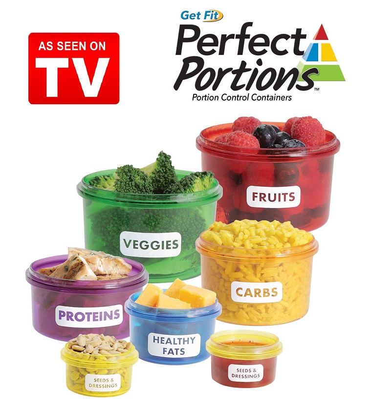 perfect portions 14 pcs - 7 set kontainer