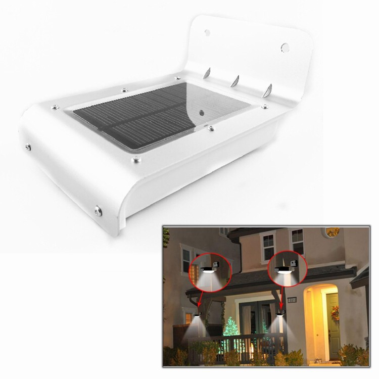 solar outdoor light 16 LED - stainless