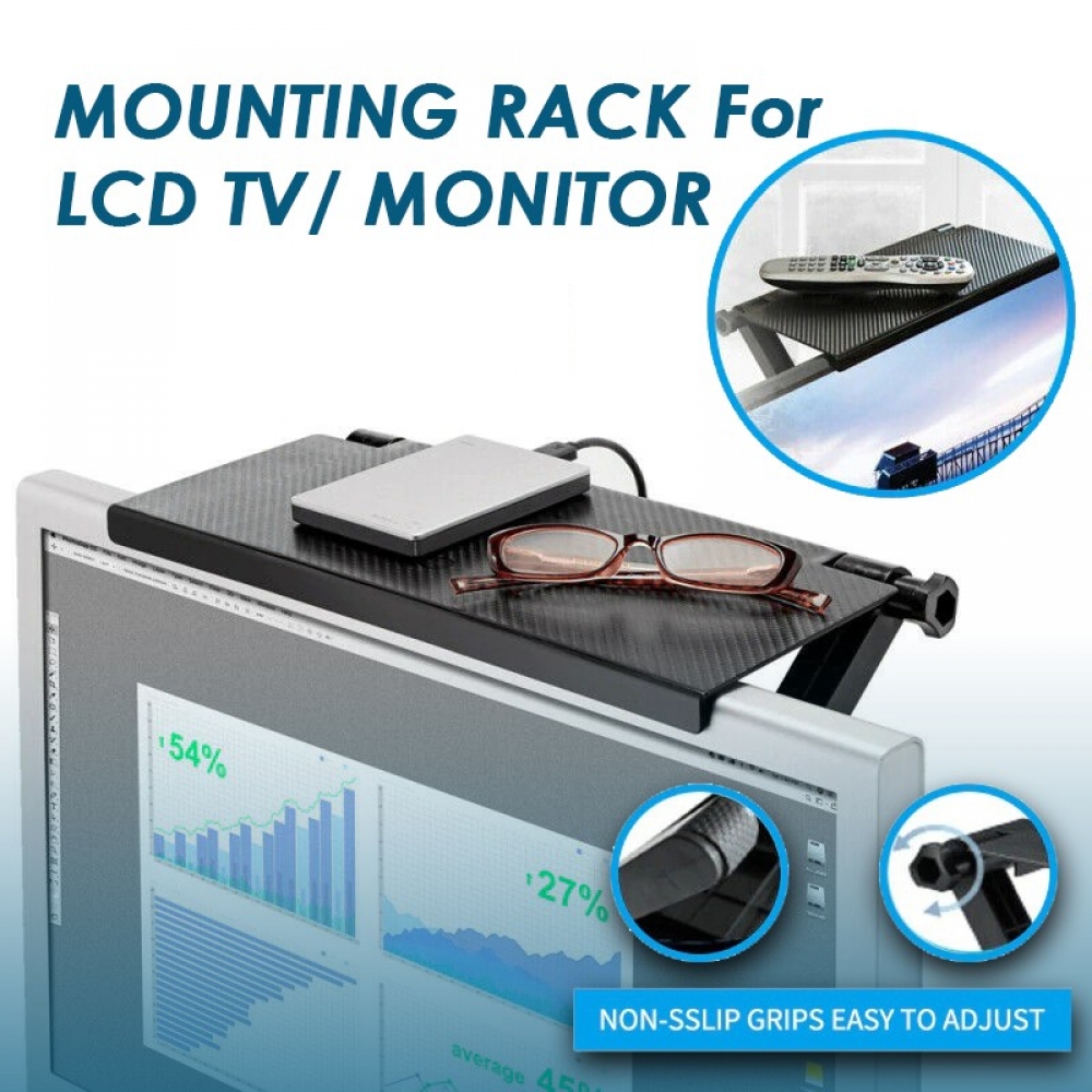 Stand Rak atas TV Screen Top Shelf Tatakan Holder Ambalan Atas TV - Rak Gantung Remot Tatakan Router wifi Set Top Box Atas Monitor SR850