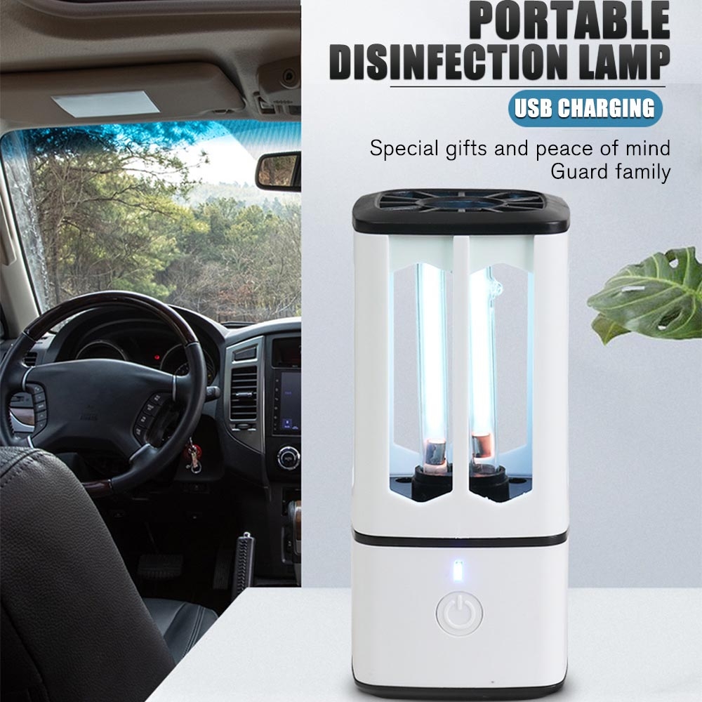 UV portable Disinfection Lamp - mensterilkan ruangan, mobil, HP dan permukaan lainnya