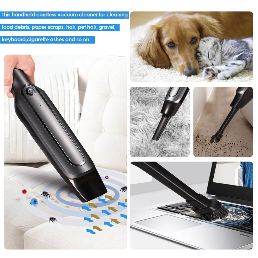 vacuum portable rechargeable JB80 Car Vacuum Cleaner - pembersih mobil, rumah, kantor - dengan teknology isi ulang baterai